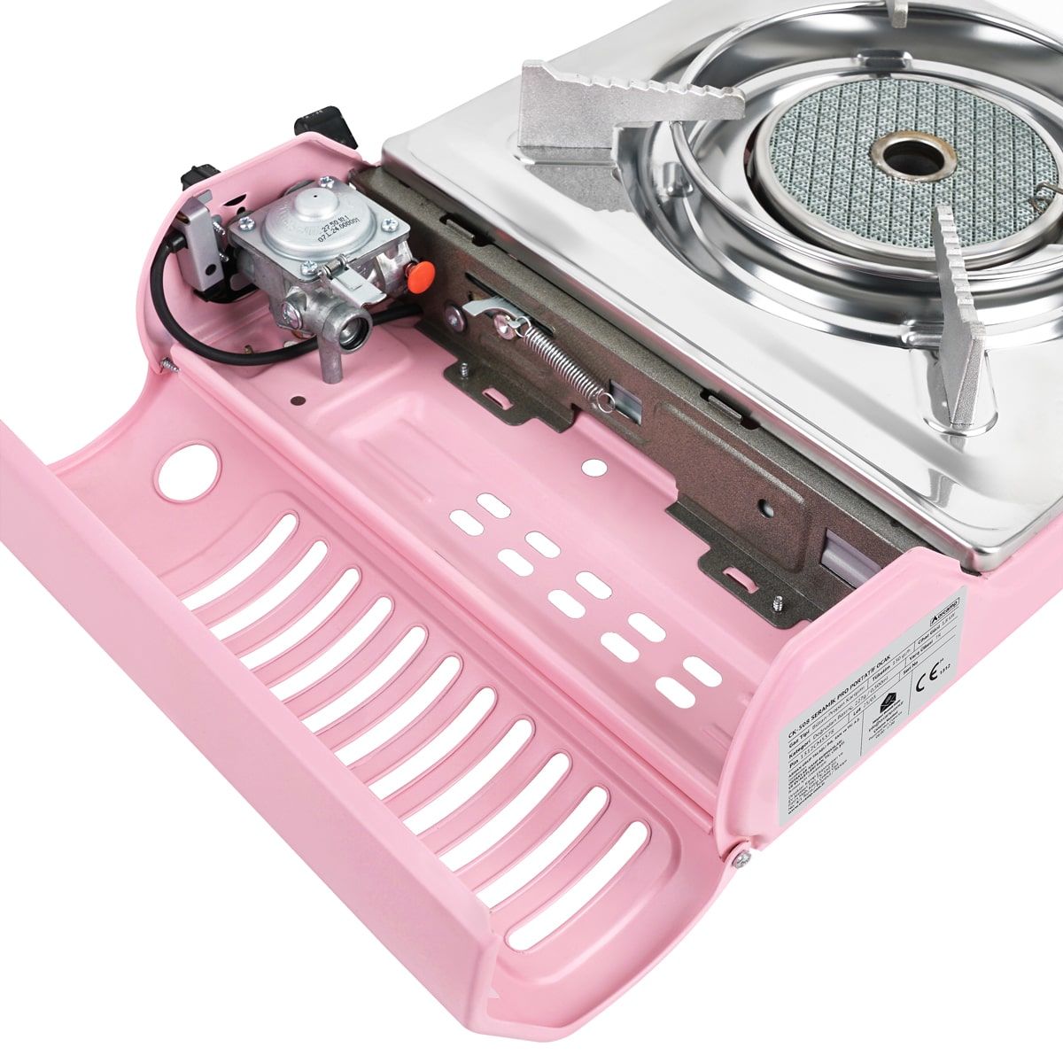 Orcamp Seramik Pro Portatif Ocak Pembe