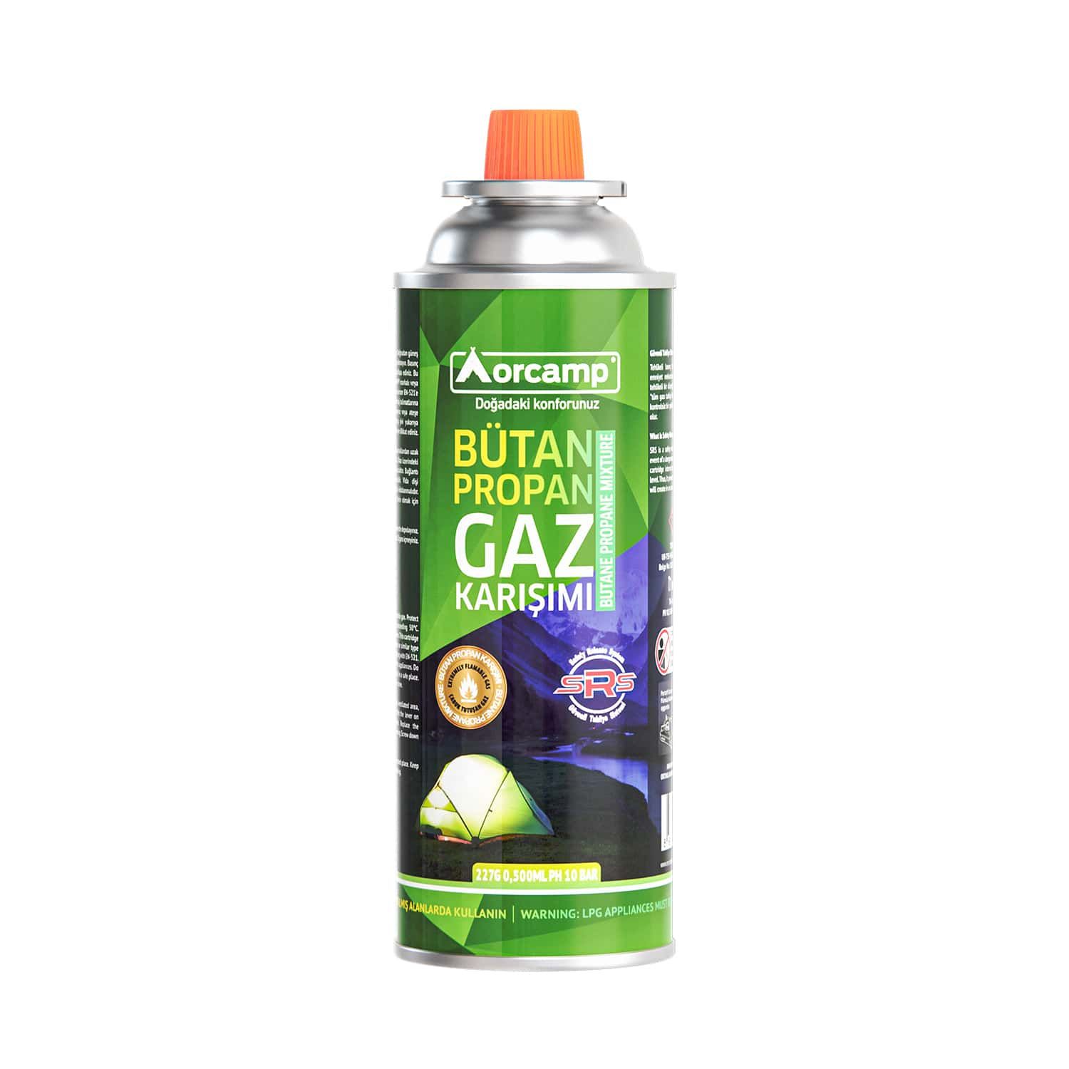 Gaze mini2オリーブグリーン Orcamp 227 Gram Gaz Kartuşu