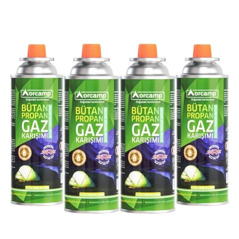 Orcamp 227 Gram Setli Gaz Kartuşu x4
