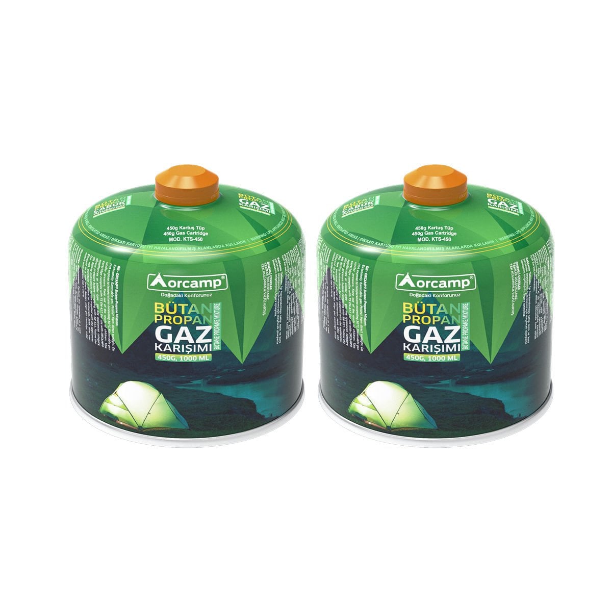 Orcamp 450 Gram Setli Gaz Kartuşu