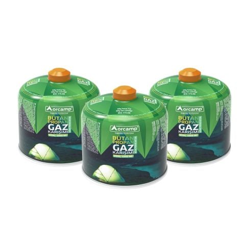 Orcamp 450 Gram Setli Gaz Kartuşu x3