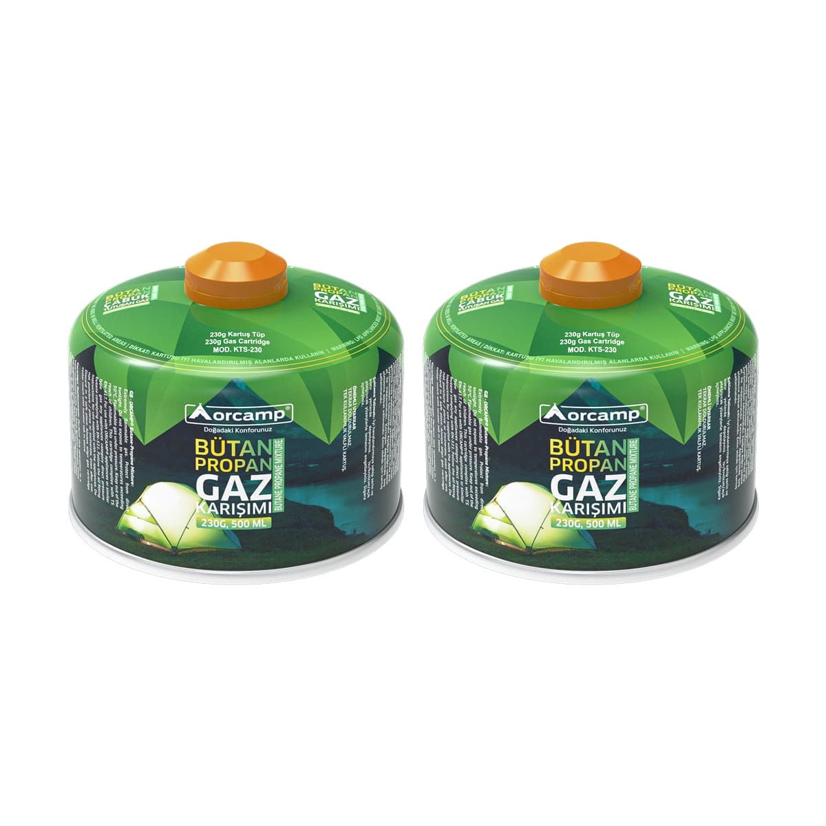 Orcamp 230 Gram Setli Gaz Kartuşu