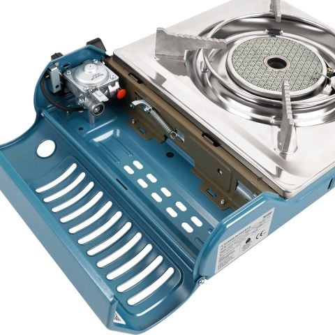 Orcamp Pro Seramik Portatif Ocak Gaz Stop Emniyetli / Mavi