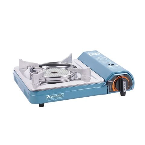 Orcamp Pro Seramik Portatif Ocak Gaz Stop Emniyetli / Mavi