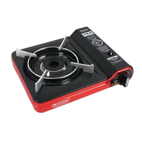 Orcamp Tekli Portatif Ocak Gaz Stop Emniyetli Kırmızı