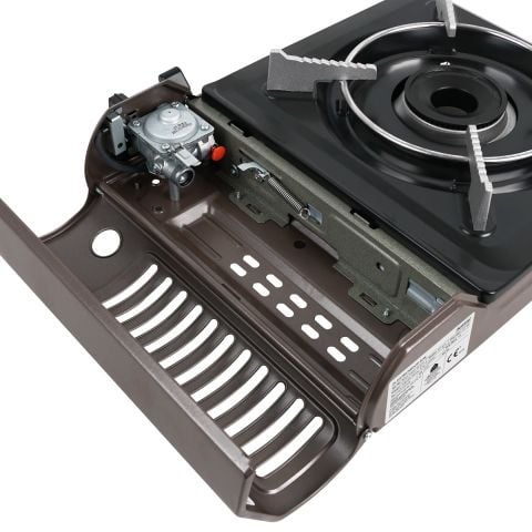 Orcamp Tekli Portatif Ocak Gaz Stop Emniyetli Gri