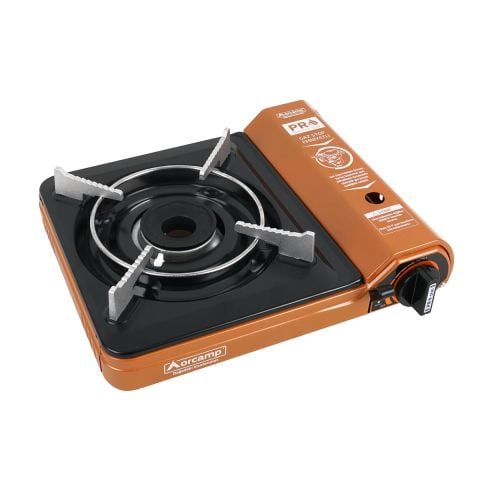 Orcamp Tekli Portatif Ocak Gaz Stop Emniyetli Turuncu