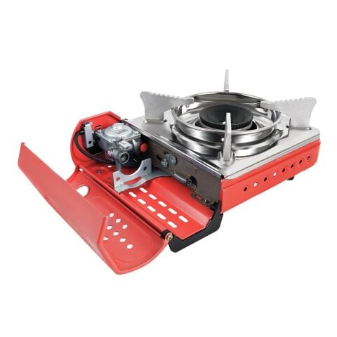 Orcamp Tekli Mini Portatif Ocak Gaz Stop Emniyetli / Kırmızı