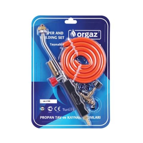 Orgaz Hortumlu Şaloma Takım 17mm Başlık