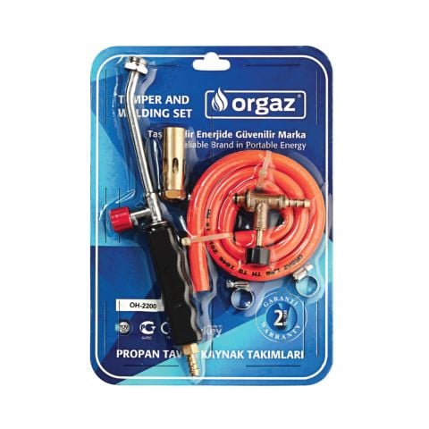 Orgaz Hortumlu Şaloma Takım 22mm Başlık