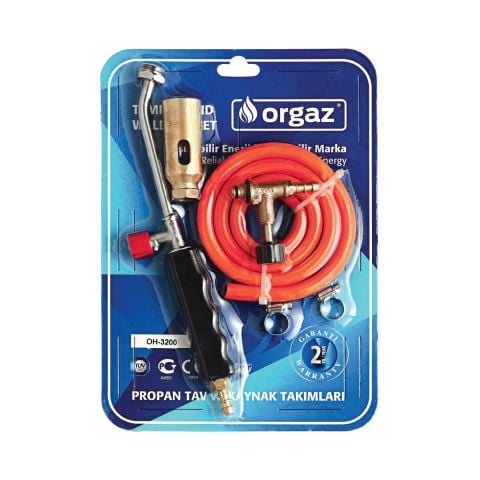 Orgaz Hortumlu Şaloma Takım 32mm Başlık