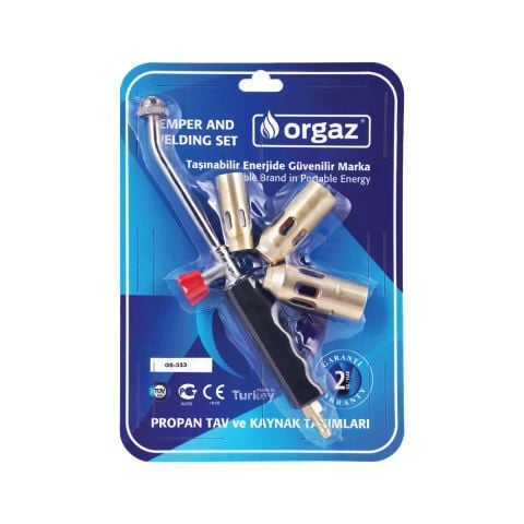 Orgaz Propan 3 Başlıklı Şaloma Takım